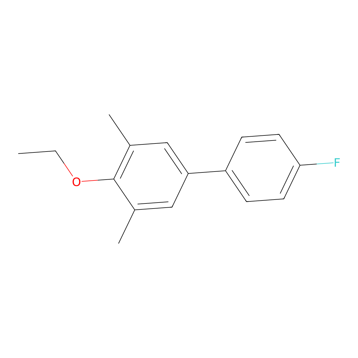 4-Ethoxy-4'-fluoro-3,5-dimethyl-1,1'-biphenyl molecular structure, CAS 2921751-70-2