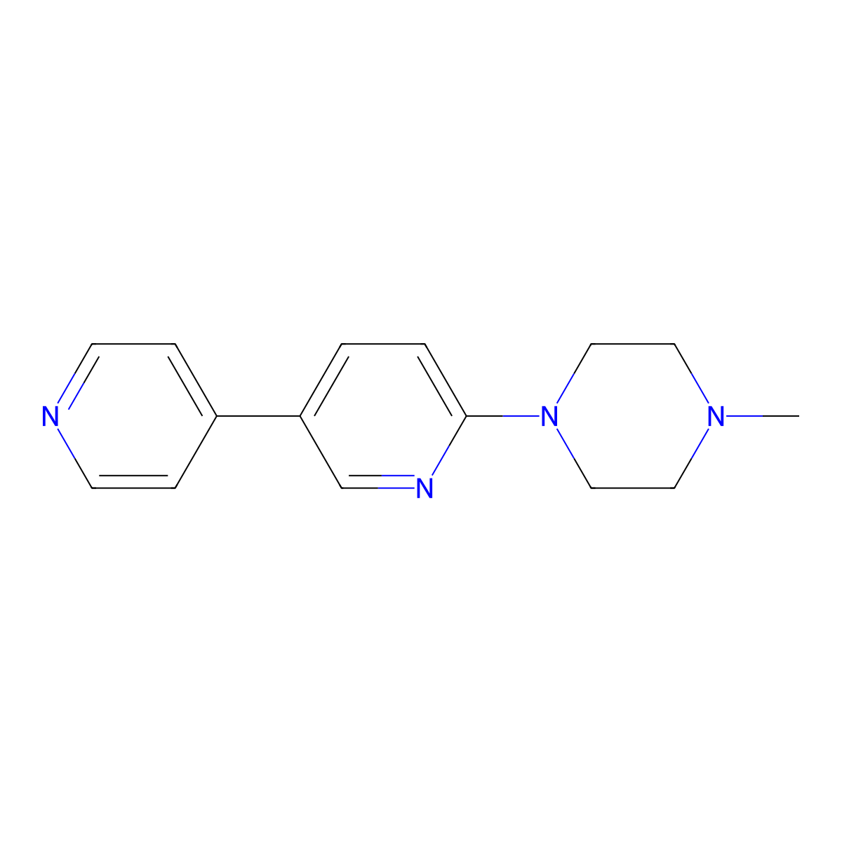 6-(4-Methylpiperazin-1-yl)-3,4'-bipyridine molecular structure, CAS 2921754-29-0