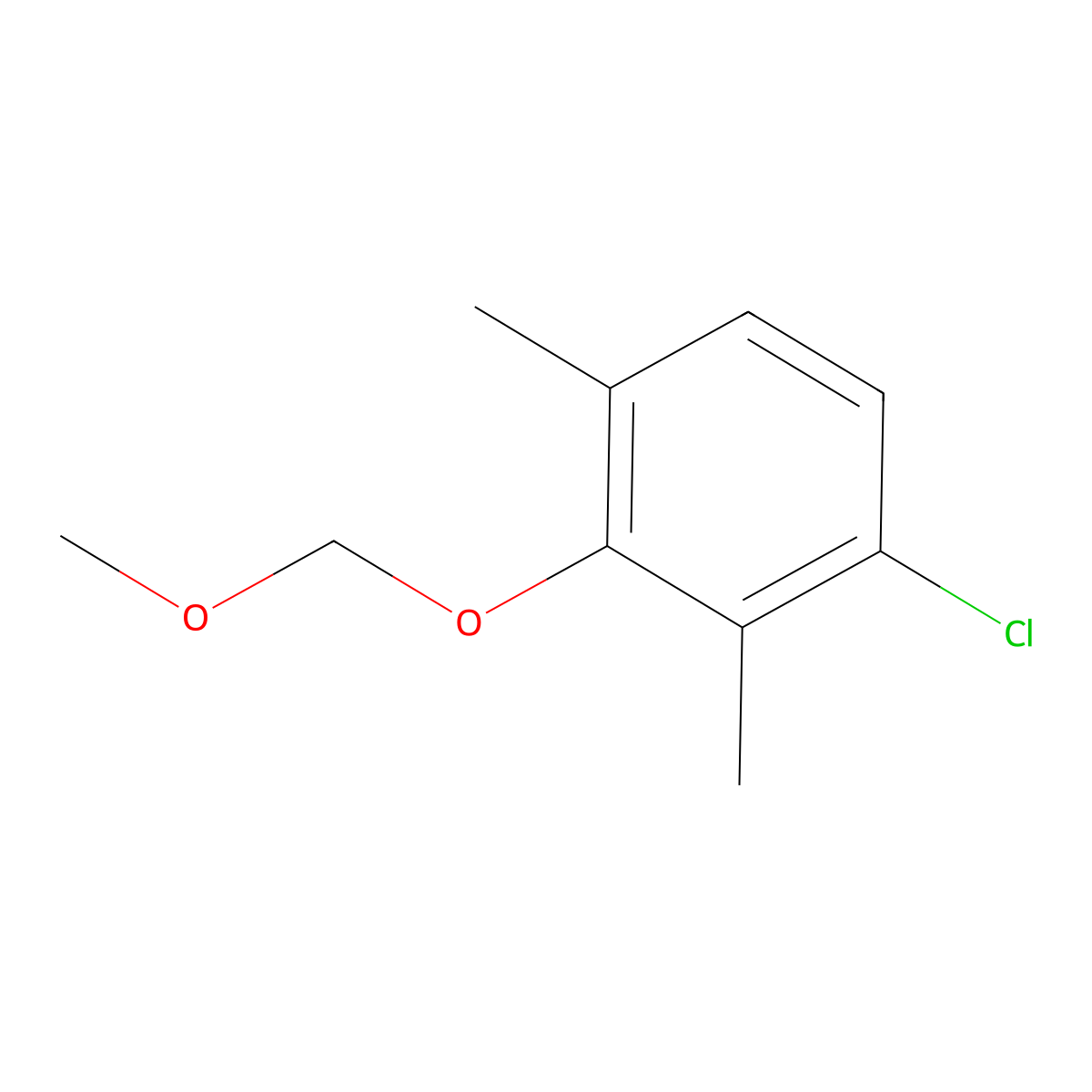1-Chloro-3-(methoxymethoxy)-2,4-dimethylbenzene molecular structure, CAS 2921833-05-6
