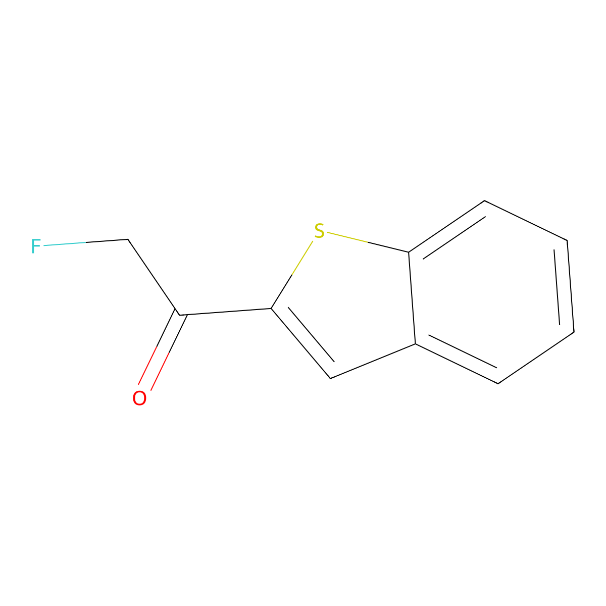 1-(Benzo[b]thiophen-2-yl)-2-fluoroethanone molecular structure, CAS 2921841-17-8
