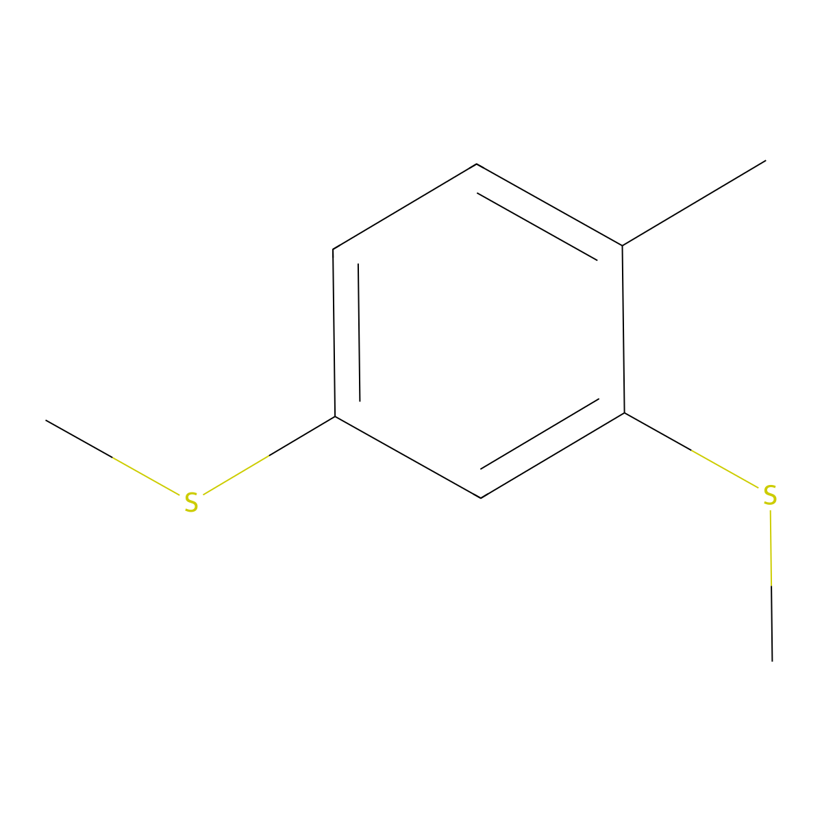 (4-Methyl-1,3-phenylene)bis(methylsulfane) molecular structure, CAS 2921850-42-0