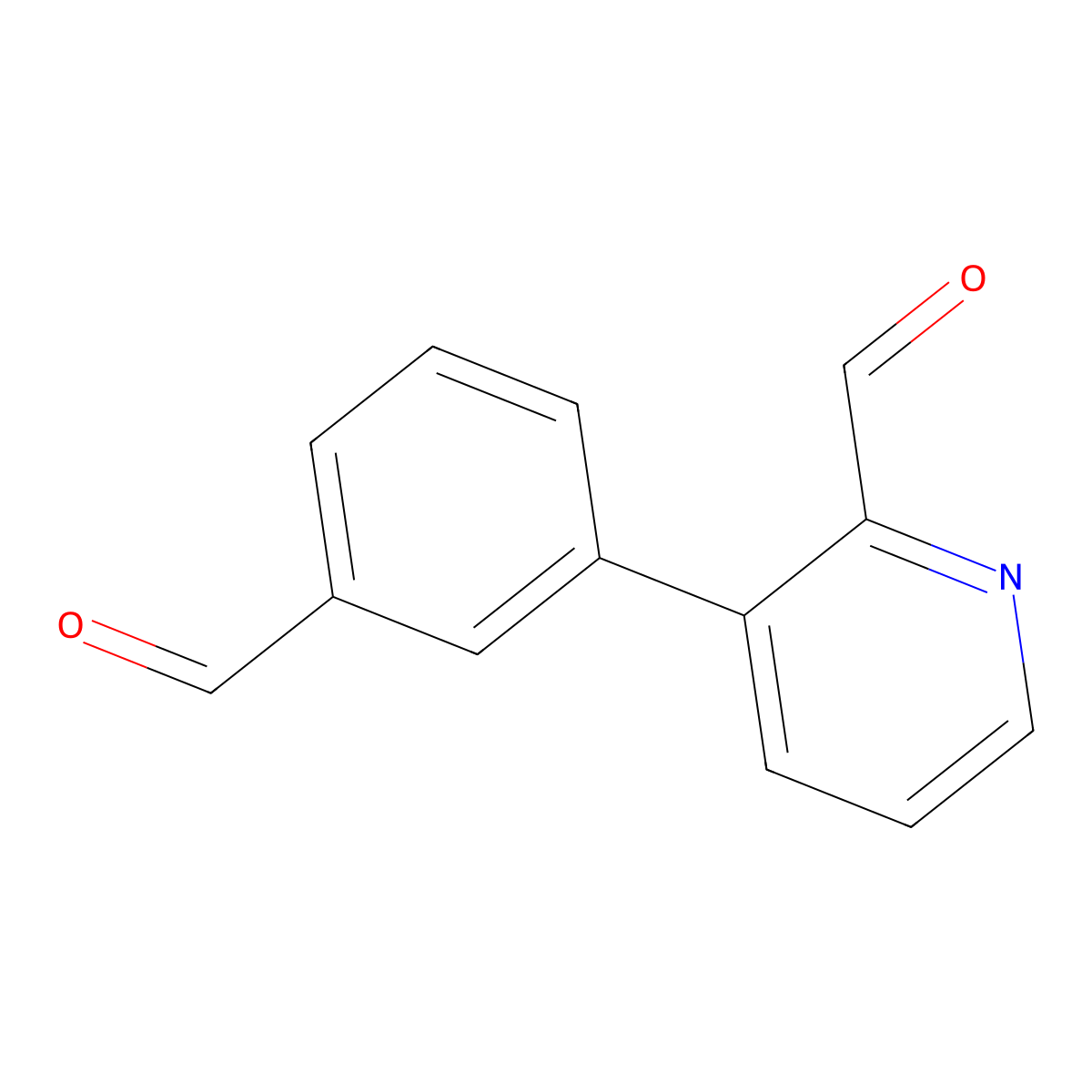 3-(3-Formylphenyl)picolinaldehyde molecular structure, CAS 2921851-59-2