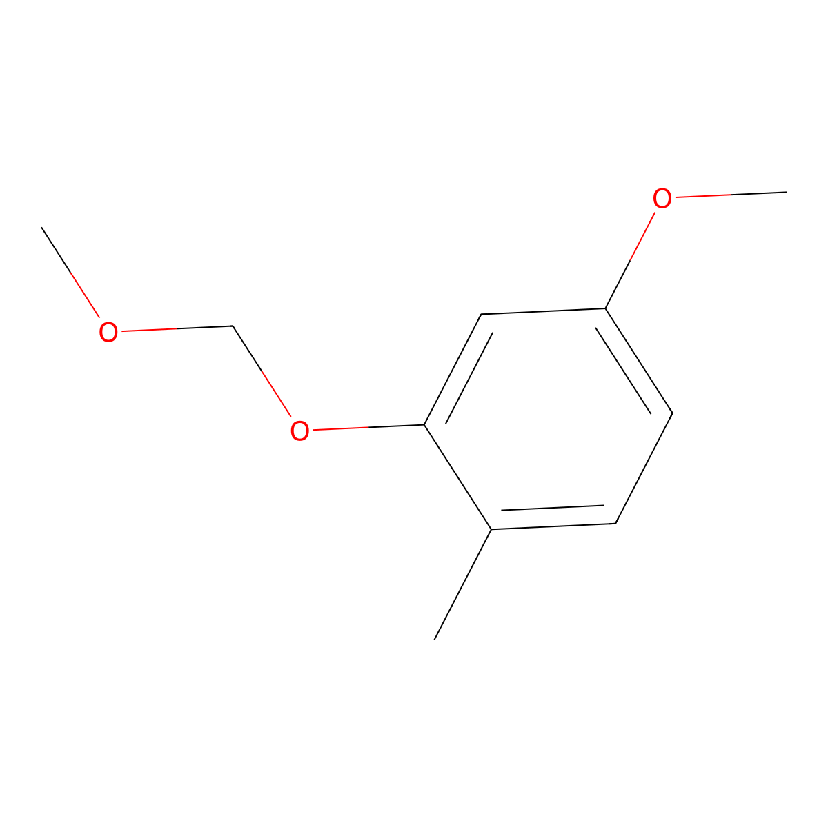 4-Methoxy-2-(methoxymethoxy)-1-methylbenzene molecular structure, CAS 2921860-66-2
