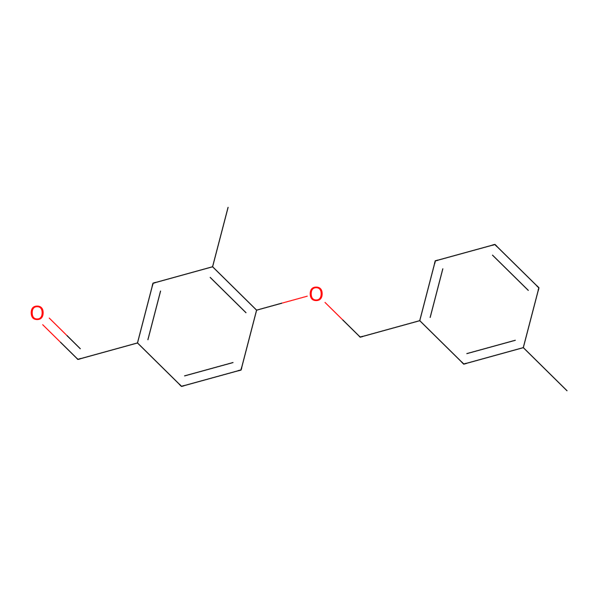 3-Methyl-4-((3-methylbenzyl)oxy)benzaldehyde molecular structure, CAS 2921866-57-9