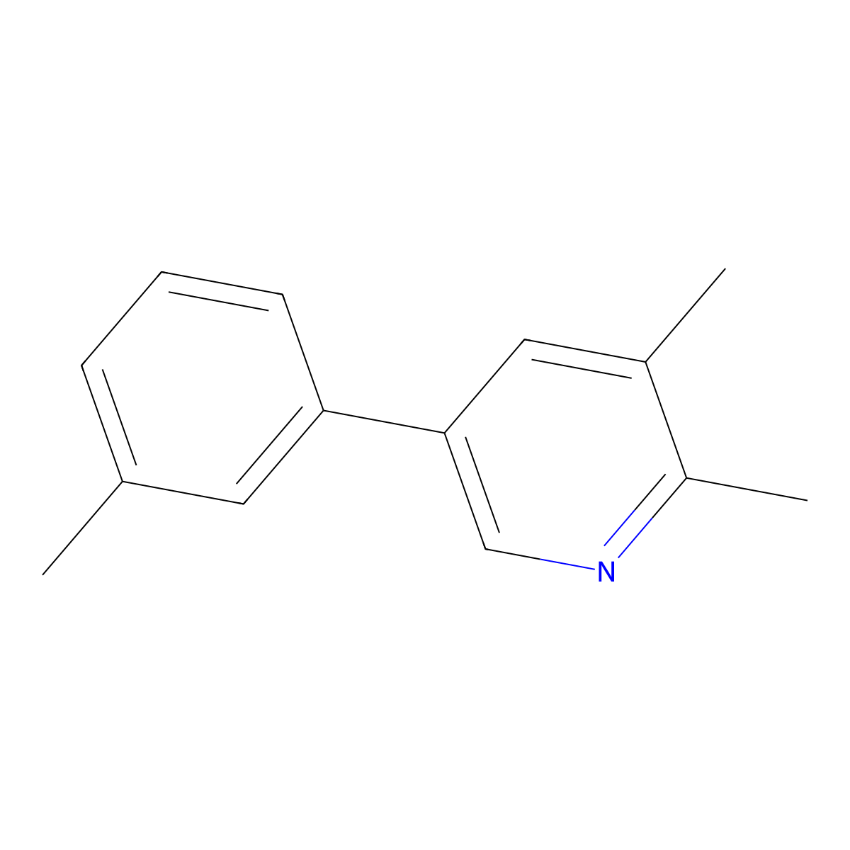 2,3-Dimethyl-5-(m-tolyl)pyridine molecular structure, CAS 2921875-83-2