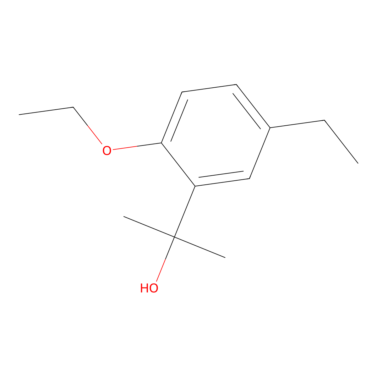 2-(2-Ethoxy-5-ethylphenyl)propan-2-ol molecular structure, CAS 2921878-45-5