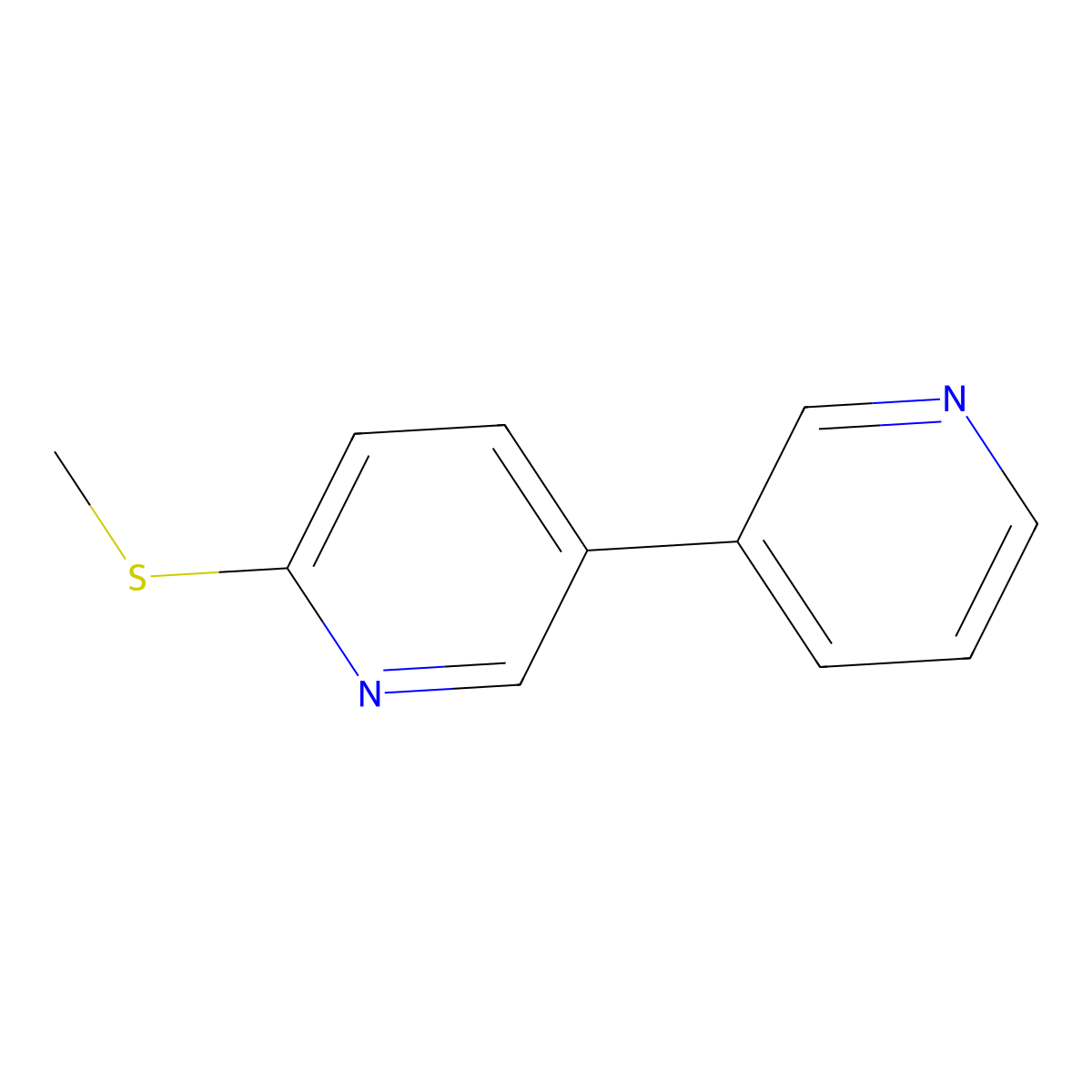 6-(Methylthio)-3,3'-bipyridine molecular structure, CAS 2921880-66-0