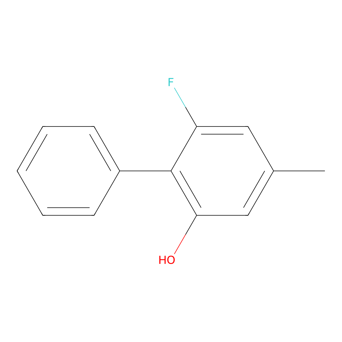 6-Fluoro-4-methyl-[1,1'-biphenyl]-2-ol molecular structure, CAS 2921883-85-2