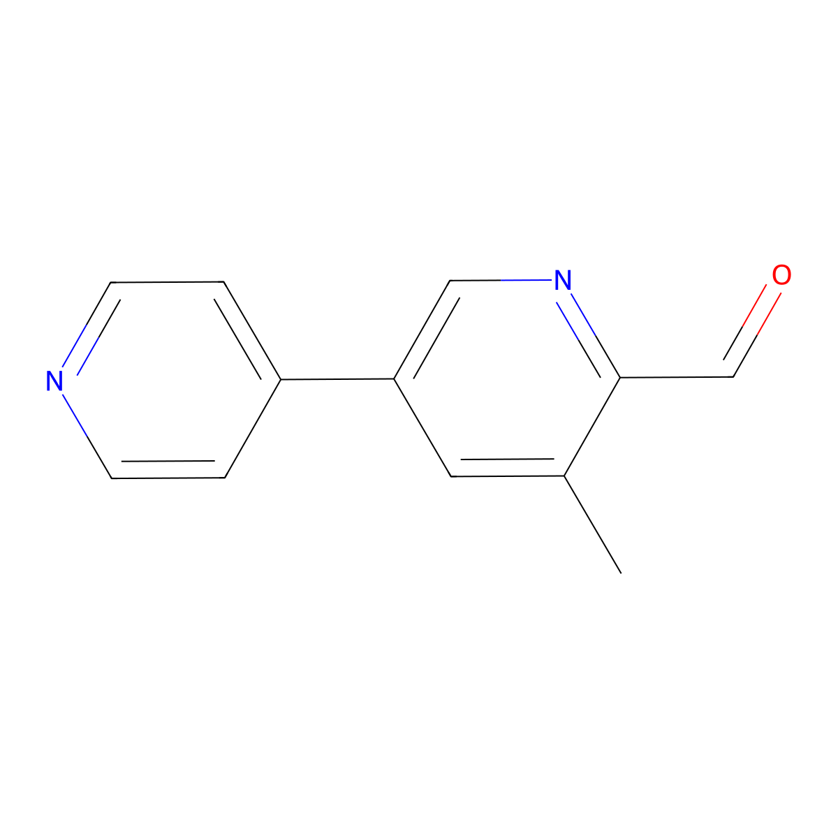 5-Methyl-[3,4'-bipyridine]-6-carbaldehyde molecular structure, CAS 2921889-53-2