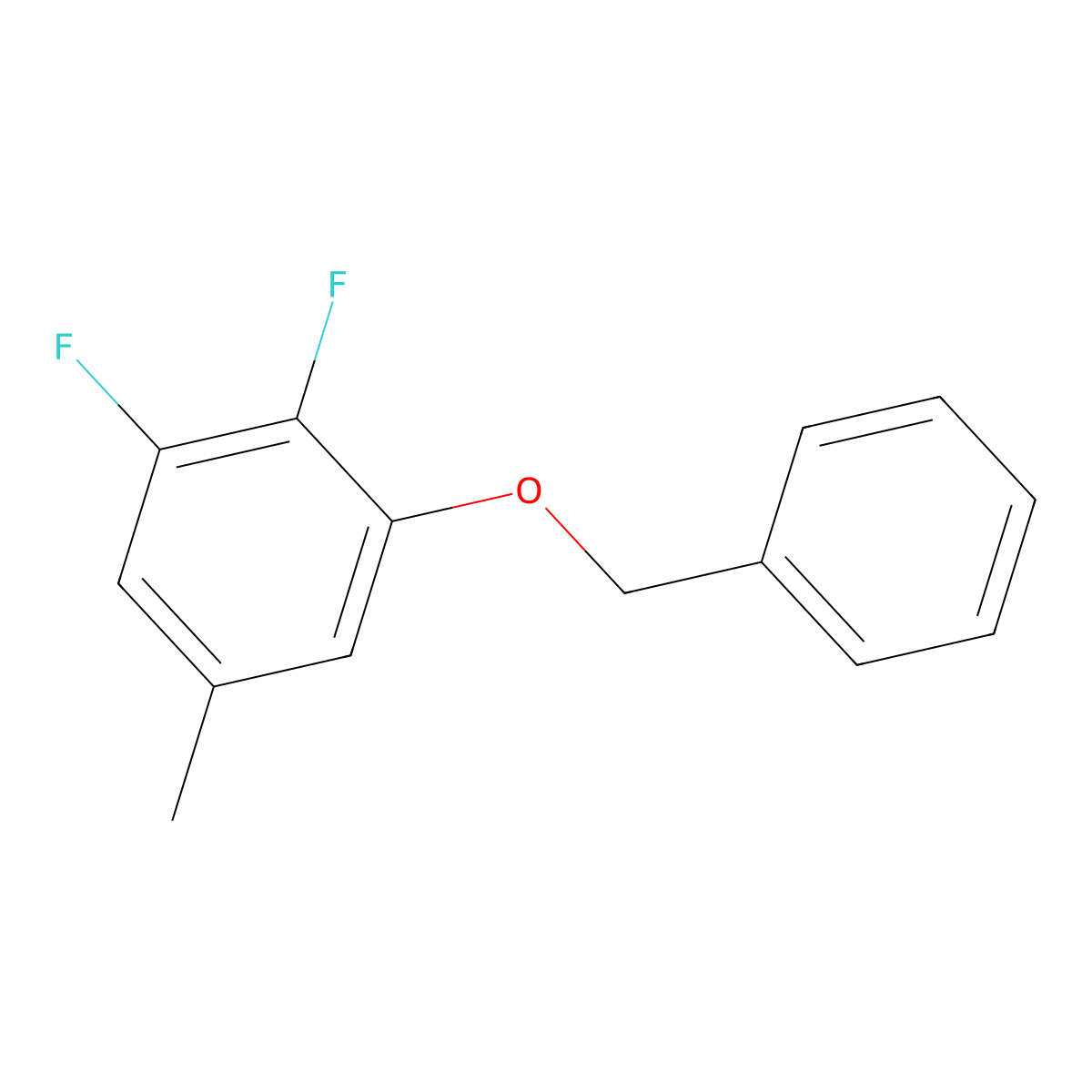 1-(Benzyloxy)-2,3-difluoro-5-methylbenzene molecular structure, CAS 2921892-30-8
