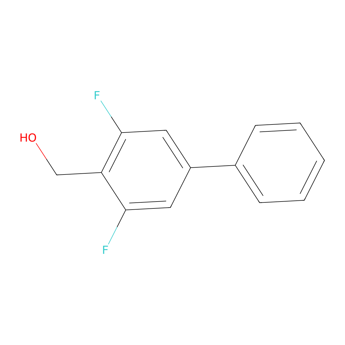 (3,5-Difluoro-[1,1'-biphenyl]-4-yl)methanol molecular structure, CAS 2921892-33-1