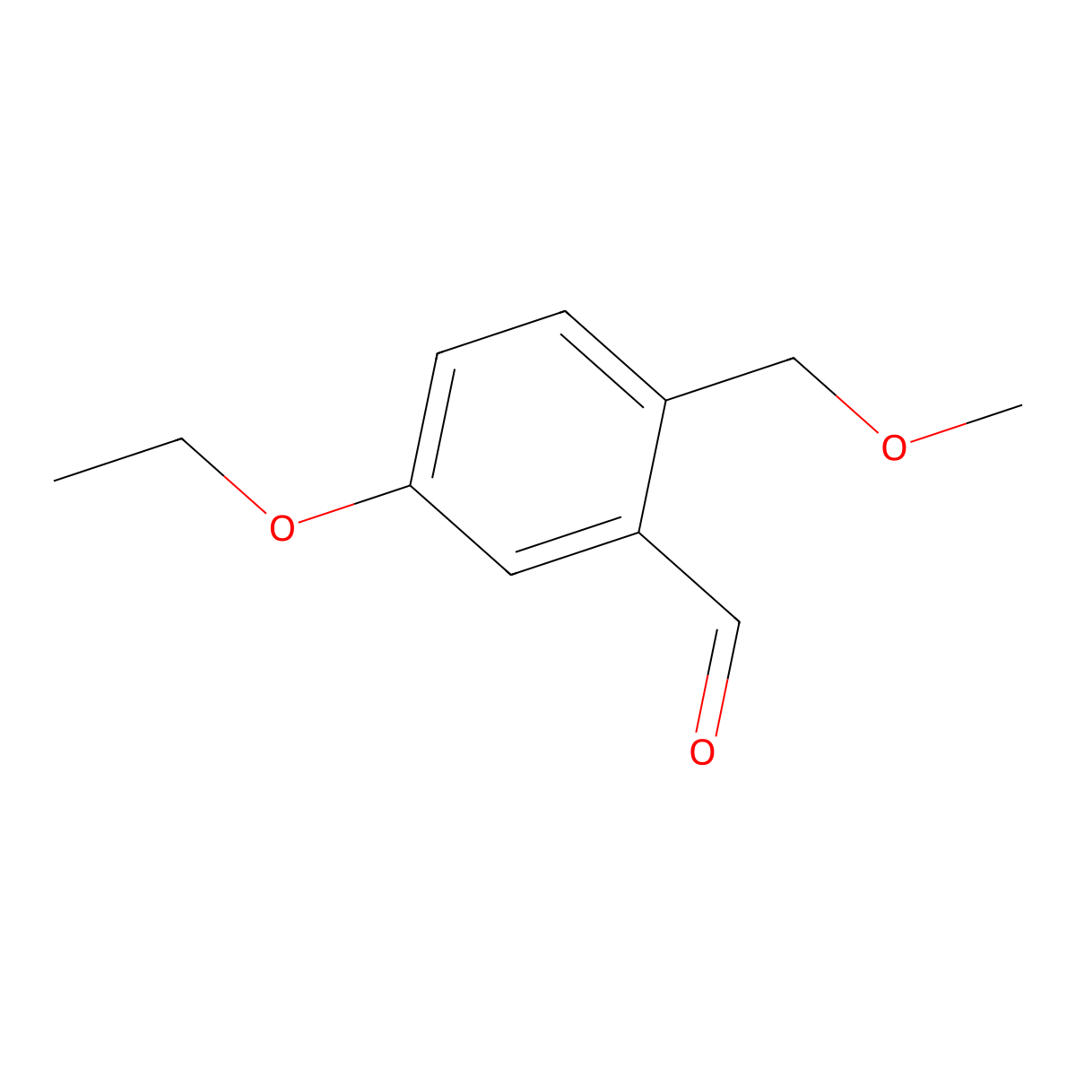 5-Ethoxy-2-(methoxymethyl)benzaldehyde molecular structure, CAS 2921893-53-8