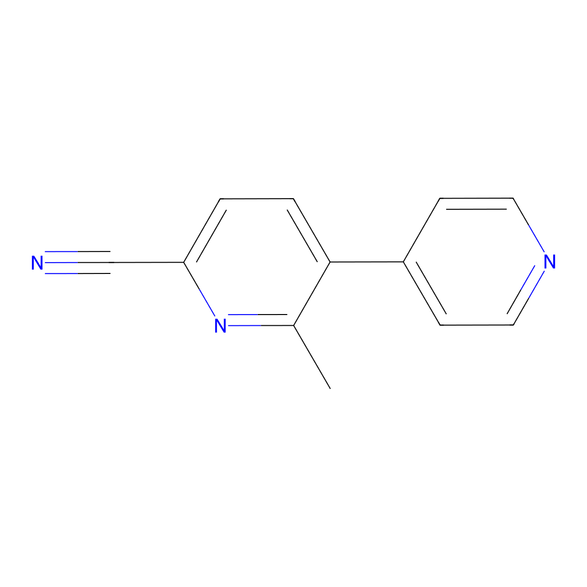 2-Methyl-[3,4'-bipyridine]-6-carbonitrile molecular structure, CAS 2921899-54-7
