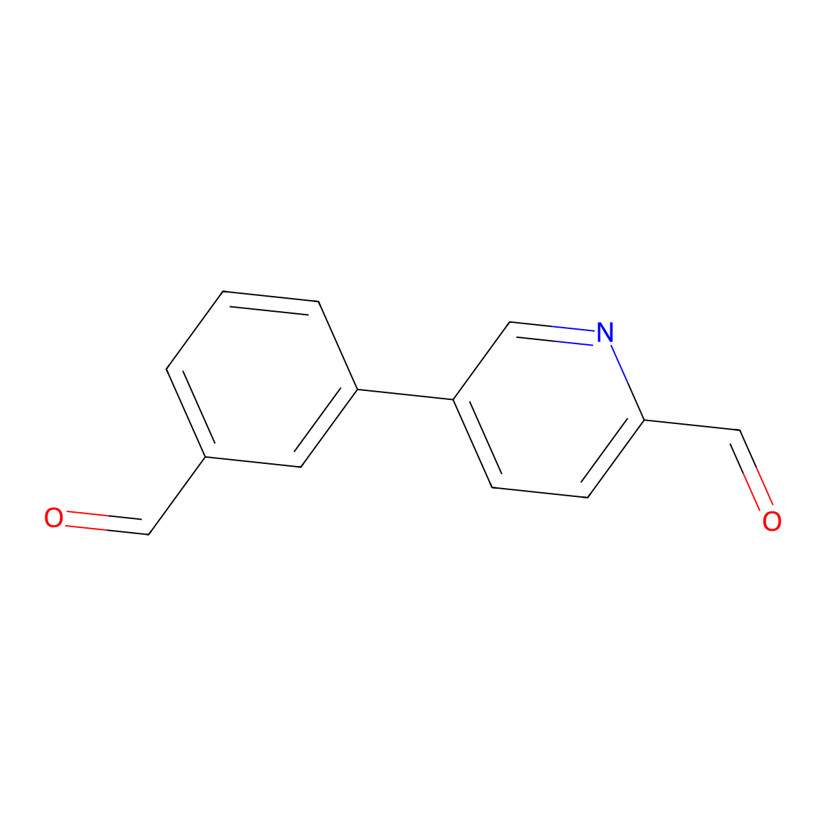 5-(3-Formylphenyl)picolinaldehyde molecular structure, CAS 2921901-59-7