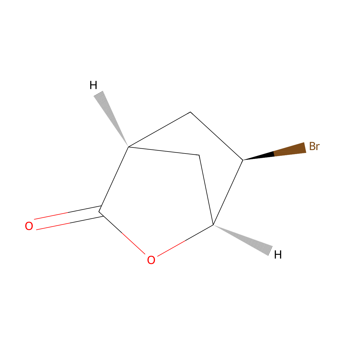 rac-(1R,4S,6S)-6-bromo-2-oxabicyclo[2.2.1]heptan-3-one molecular structure, CAS 2922280-49-5