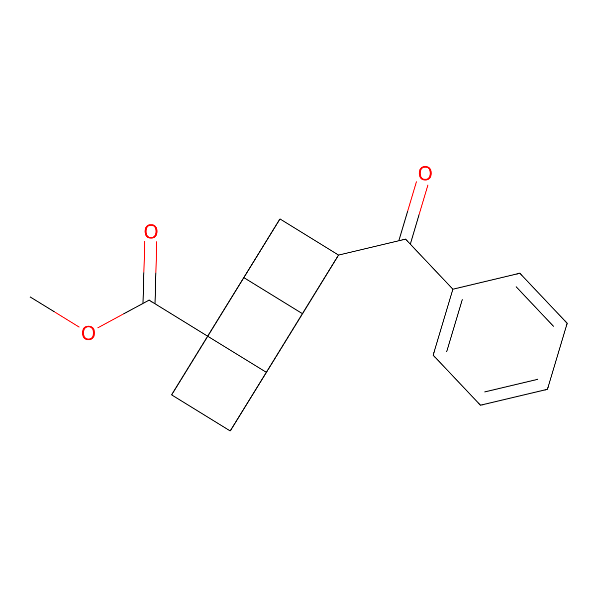 Methyl 4-benzoylcubane-1-carboxylate molecular structure, CAS 2922283-32-5
