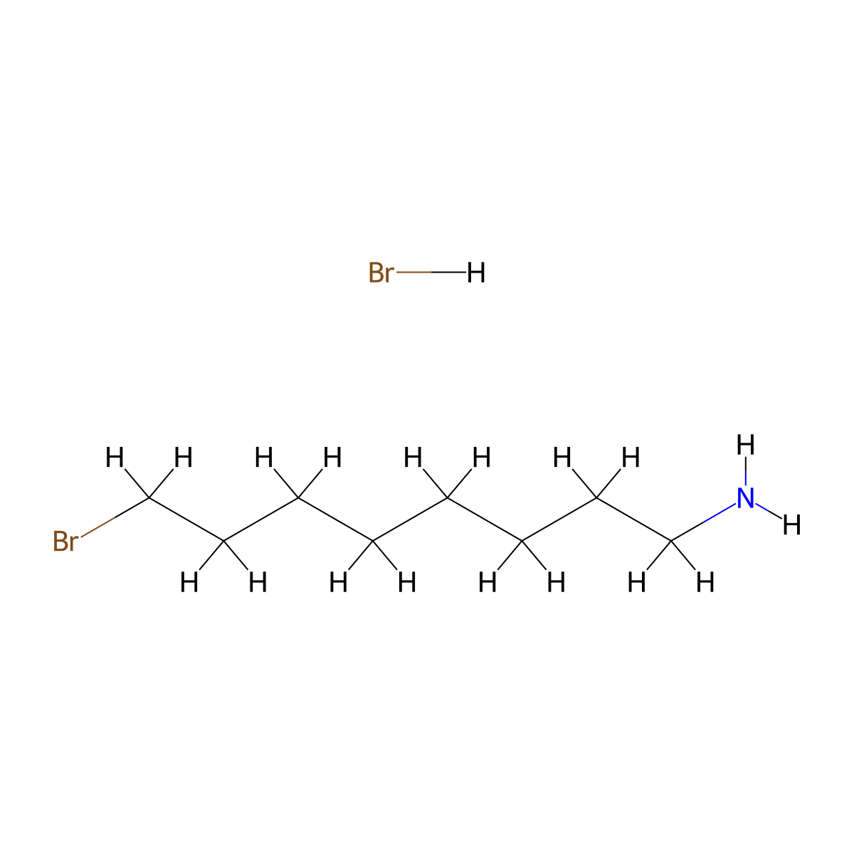 8-Bromooctan-1-amine hydrobromide molecular structure, CAS 2922283-51-8