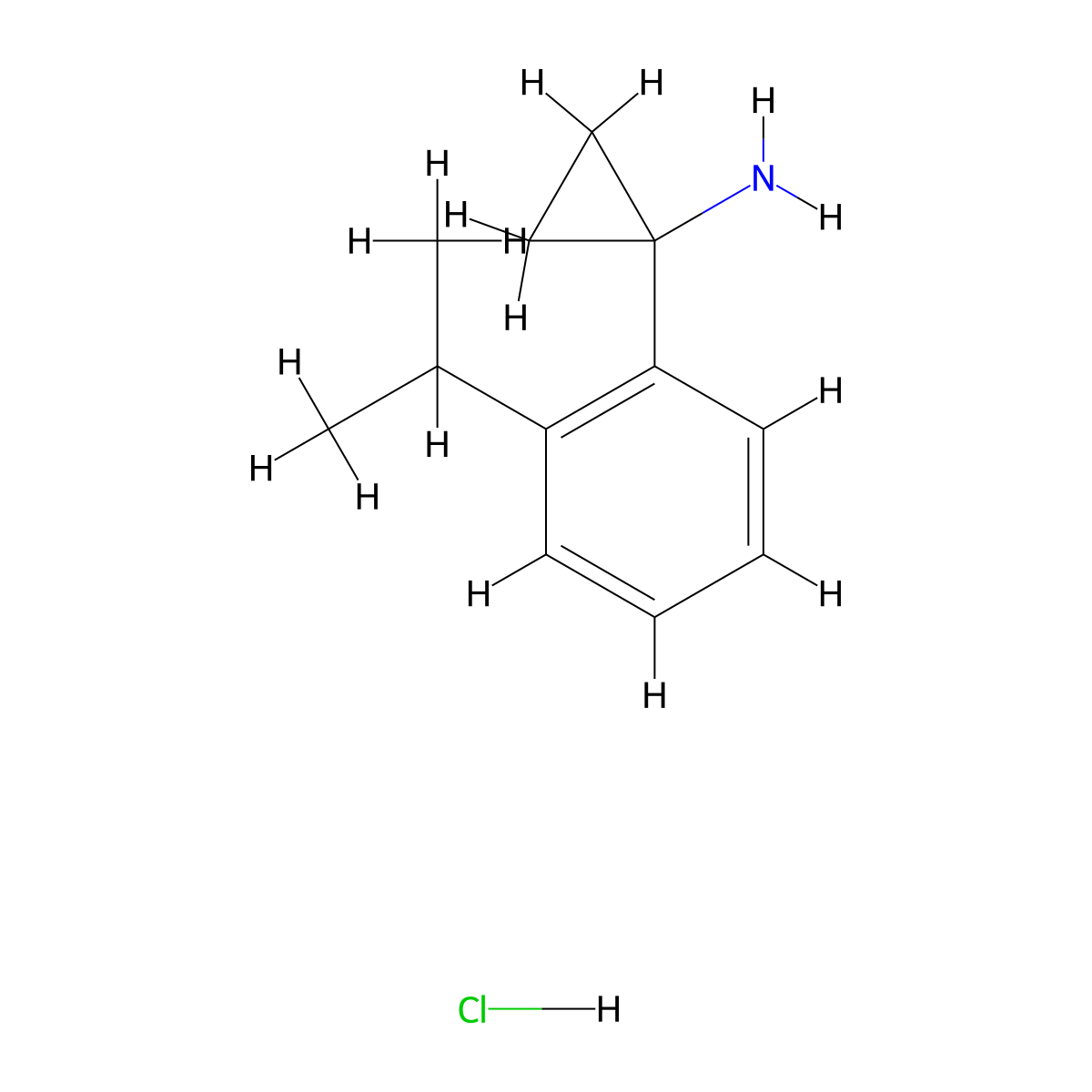 1-[2-(Propan-2-yl)phenyl]cyclopropan-1-amine hydrochloride molecular structure, CAS 2923387-81-7