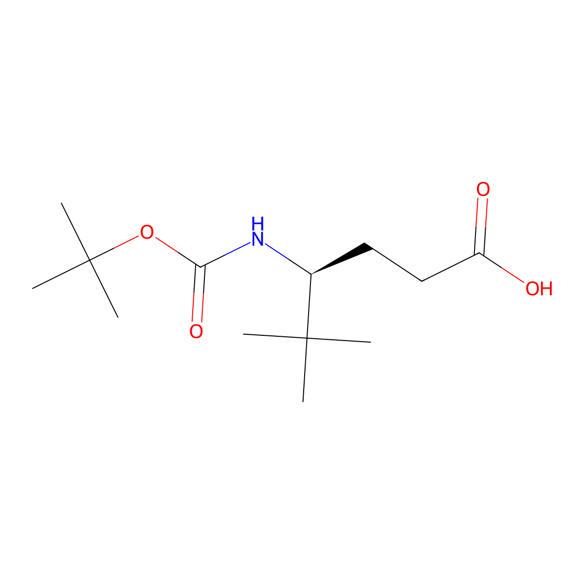 (4S)-4-{[(tert-butoxy)carbonyl]amino}-5,5-dimethylhexanoic acid molecular structure, CAS 2923834-67-5