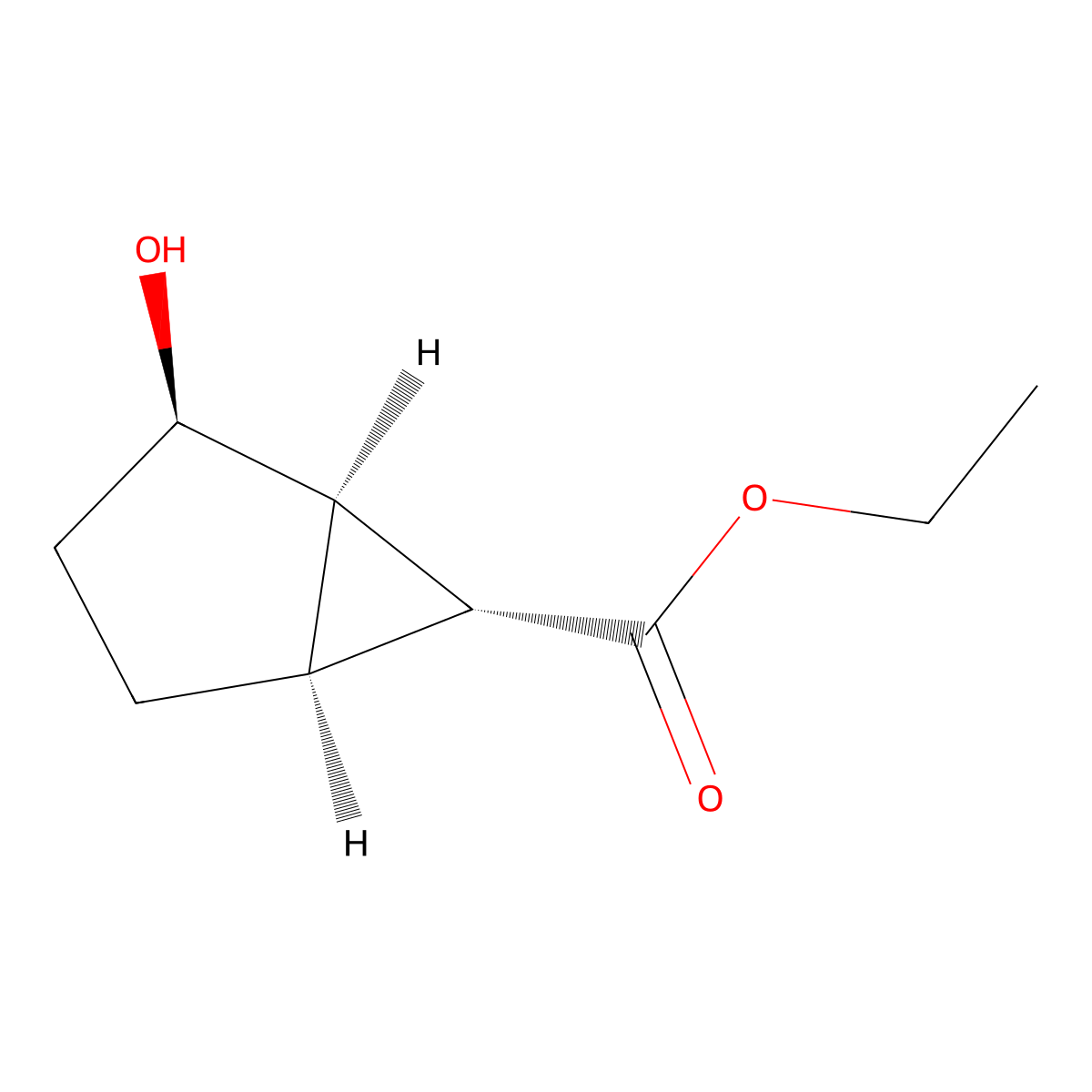 ethyl (1R,2R,5S,6R)-2-hydroxybicyclo[3.1.0]hexane-6-carboxylate molecular structure, CAS 2923834-84-6