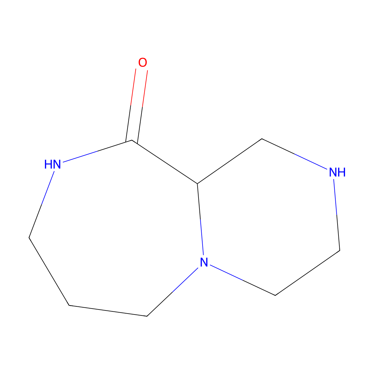 2,3,4,6,7,8,9,10a-octahydro-1H-pyrazino[1,2-a][1,4]diazepin-10-one molecular structure, CAS 2923840-13-3