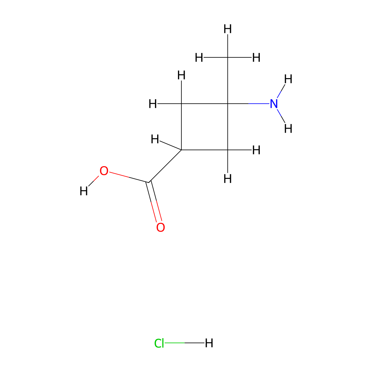 3-Amino-3-methylcyclobutane-1-carboxylic acid hydrochloride molecular structure, CAS 2923840-34-8