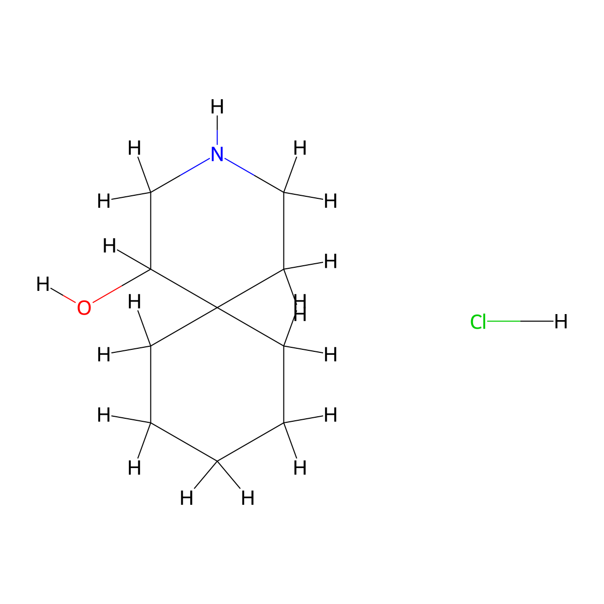 3-Azaspiro[5.5]undecan-1-ol hydrochloride molecular structure, CAS 2923840-73-5