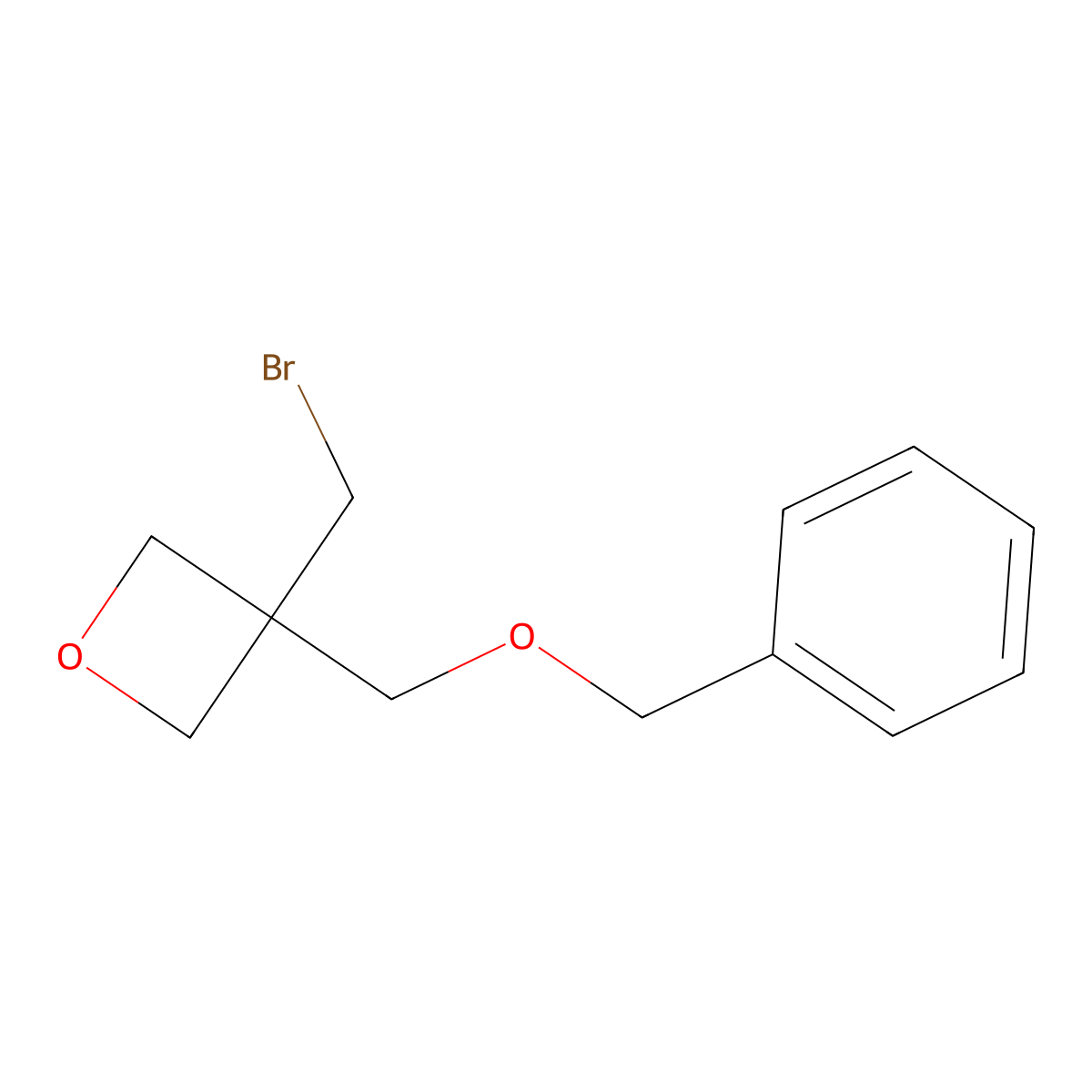 3-[(Benzyloxy)methyl]-3-(bromomethyl)oxetane molecular structure, CAS 2923844-10-2