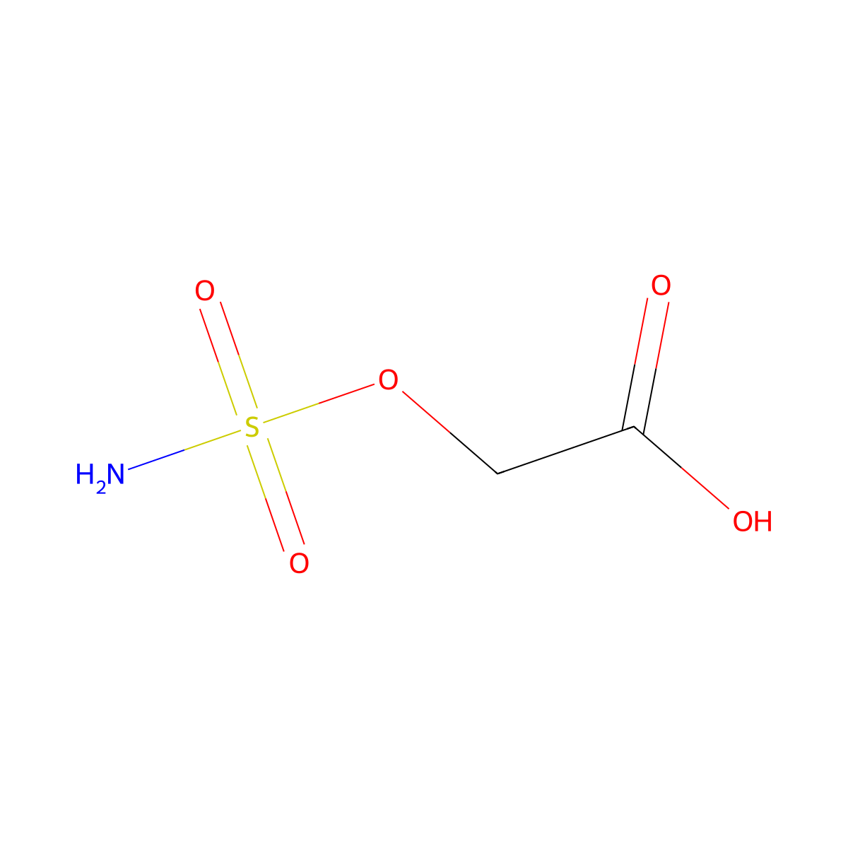 2-(Sulfamoyloxy)acetic acid molecular structure, CAS 2923845-50-3