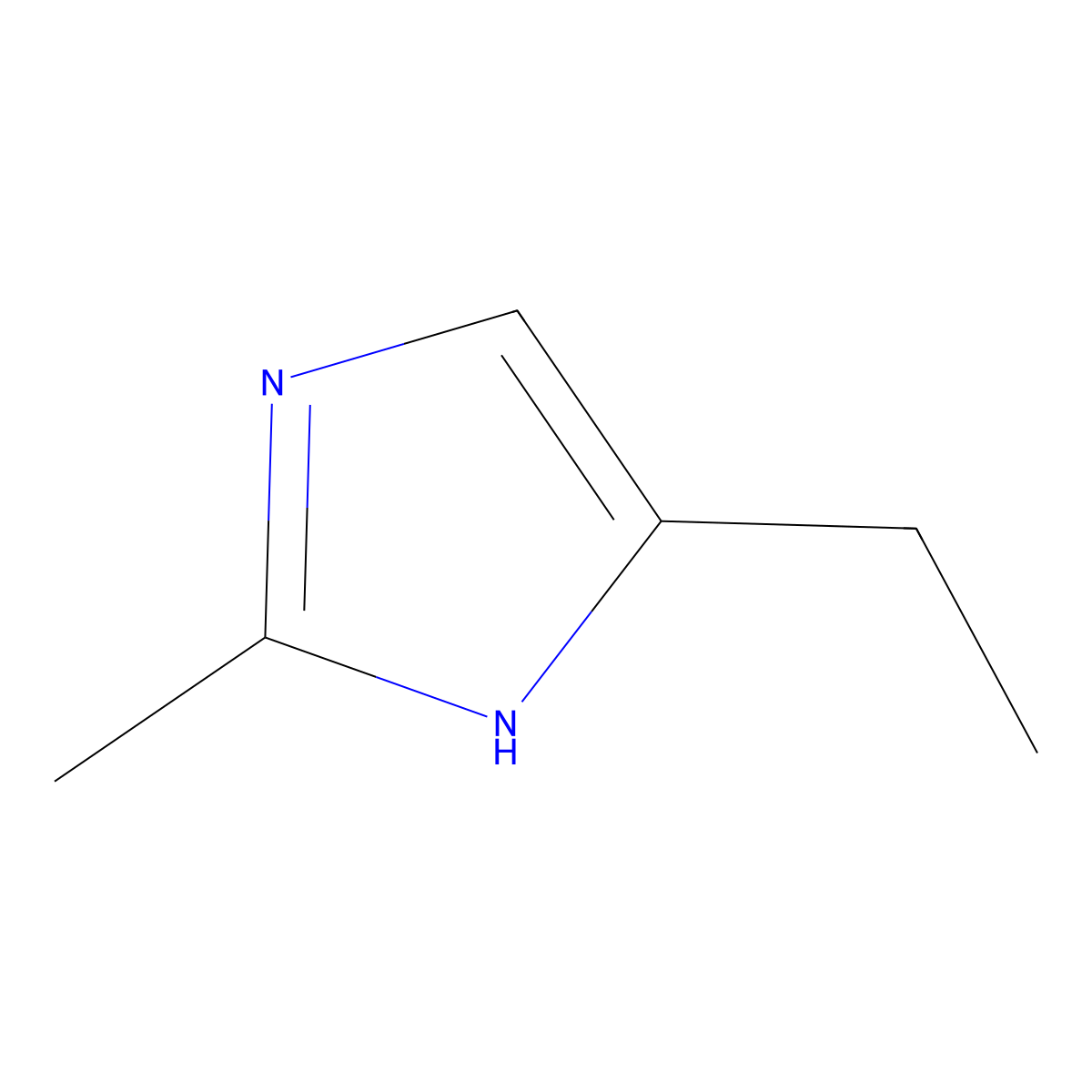 2-Methyl-4-ethylimidazole molecular structure, CAS 29239-89-2