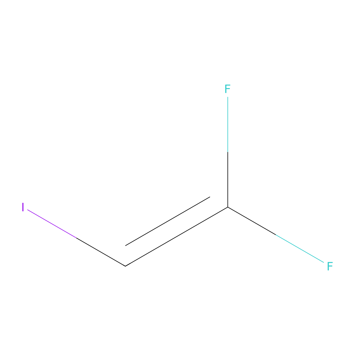 1,1-Difluoro-2-iodoethene molecular structure, CAS 2925-16-8