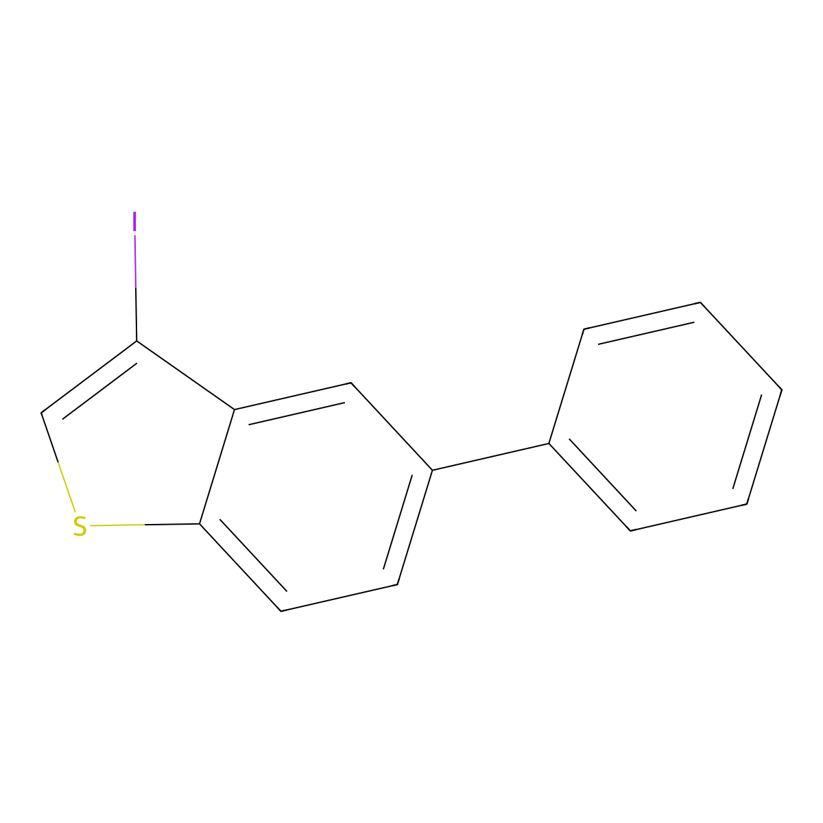 3-Iodo-5-phenylbenzo[b]thiophene molecular structure, CAS 2925159-45-9