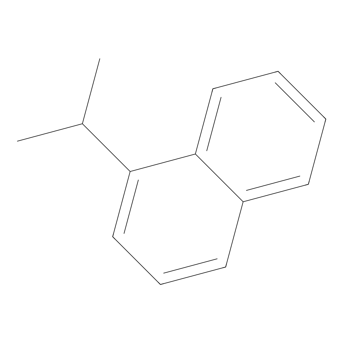 1-(1-Methylethyl)naphthalene molecular structure, CAS 29253-36-9