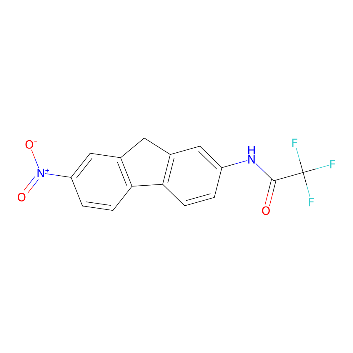 Acetamide, N-(7-nitrofluoren-2-YL)-2,2,2-trifluoro- molecular structure, CAS 2926-70-7