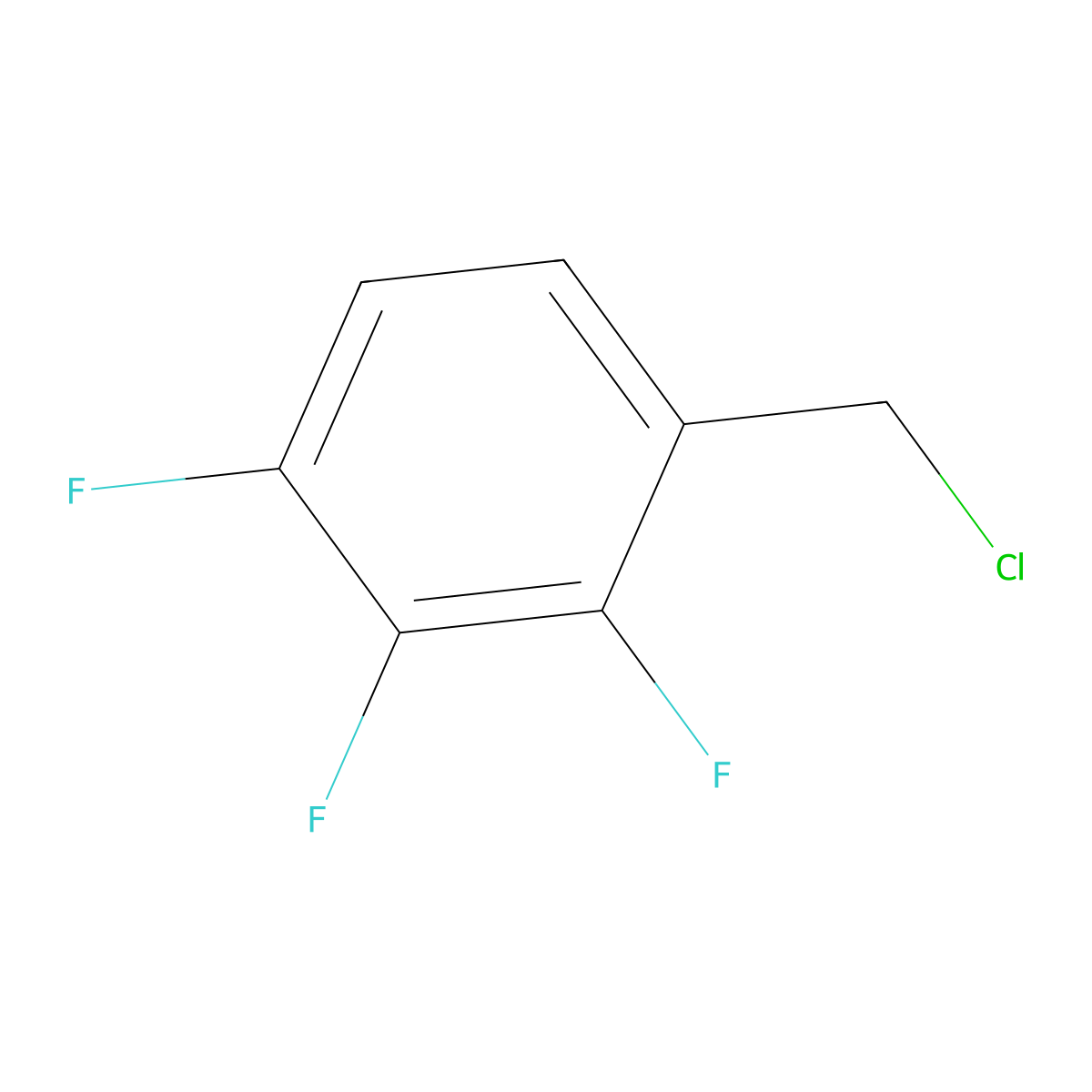 1-(Chloromethyl)-2,3,4-trifluorobenzene molecular structure, CAS 292621-60-4