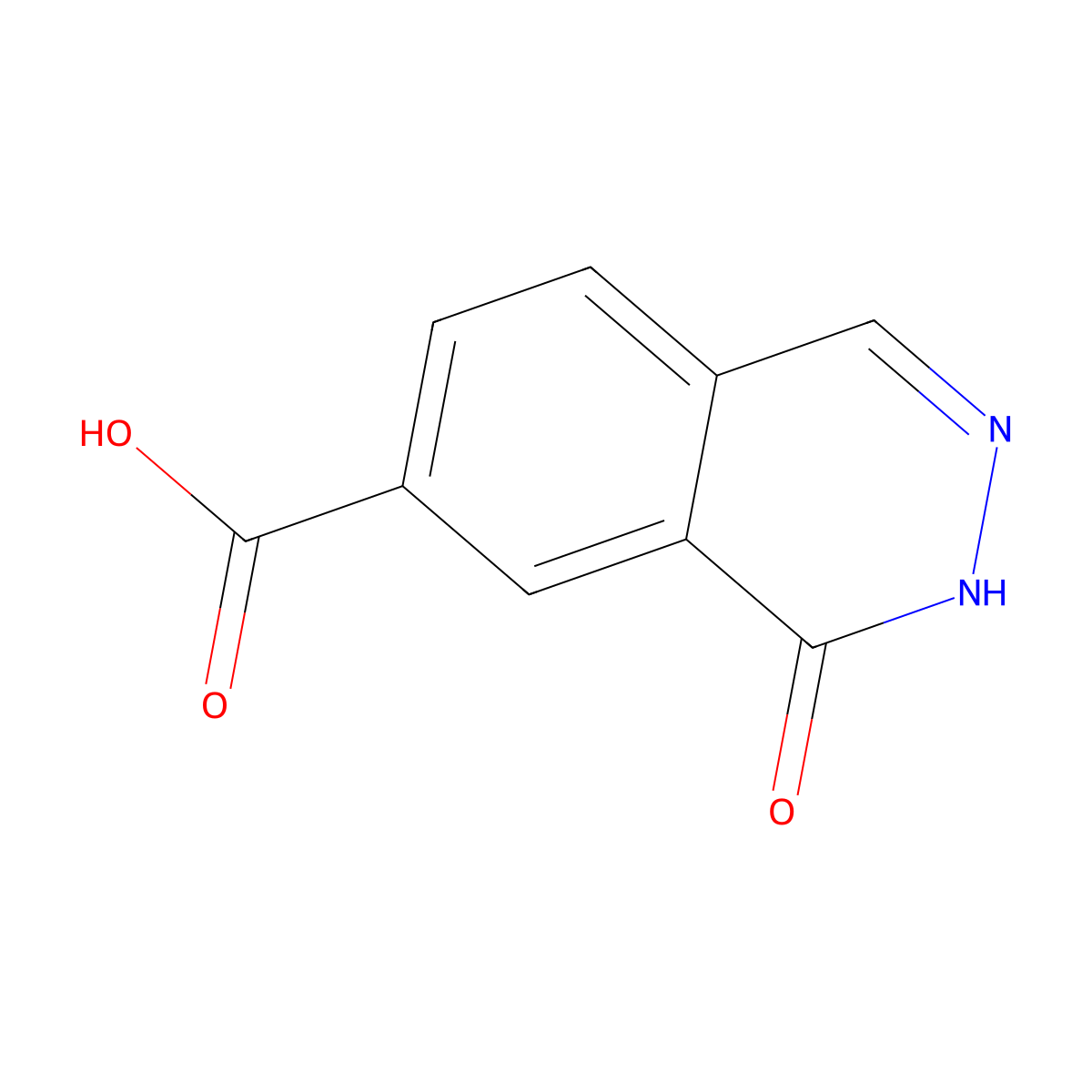 4-Oxo-3,4-dihydrophthalazine-6-carboxylic acid molecular structure, CAS 292633-72-8