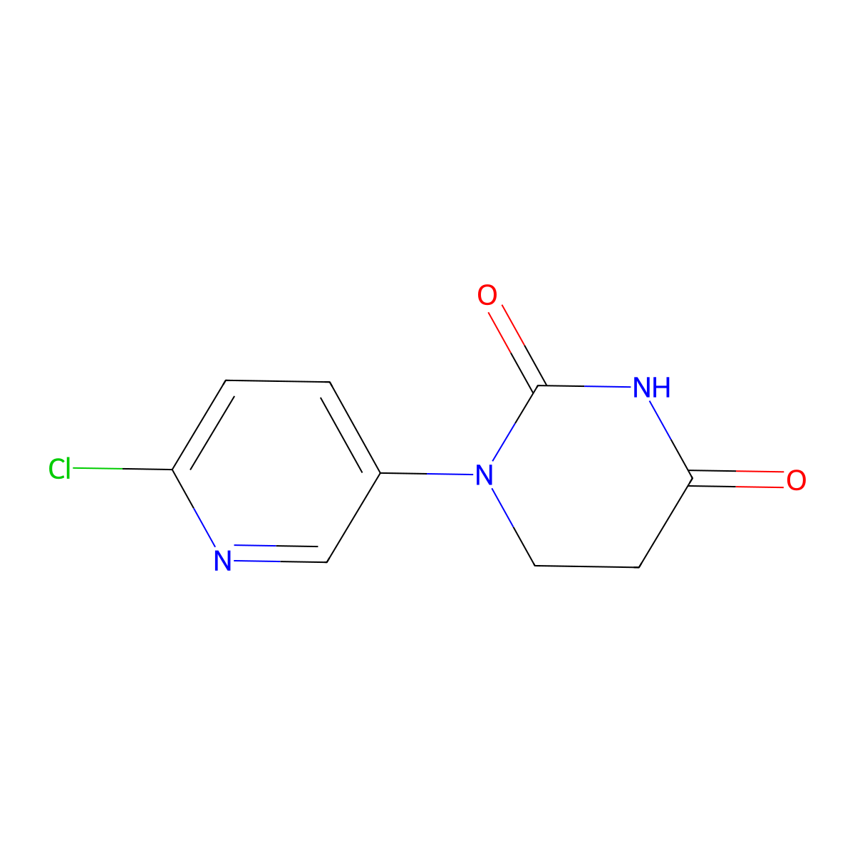 1-(6-Chloropyridin-3-YL)dihydropyrimidine-2,4(1H,3H)-dione molecular structure, CAS 2926651-43-4