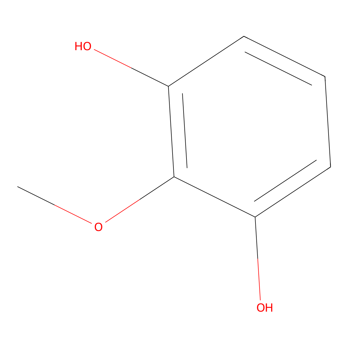 2-Methoxyresorcinol molecular structure, CAS 29267-67-2