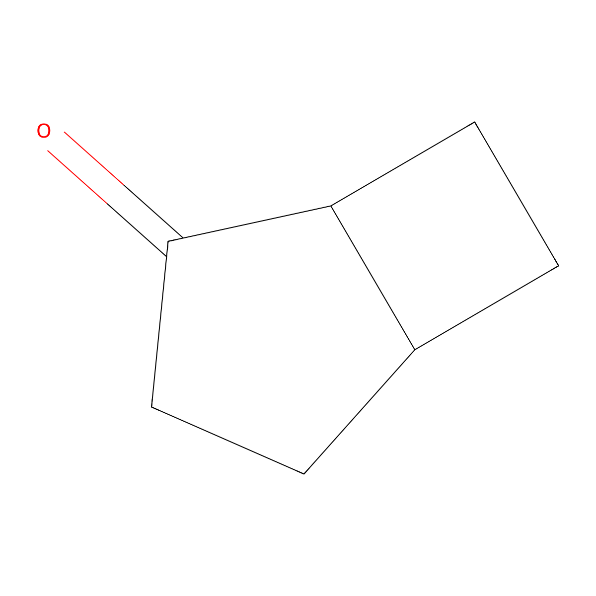 Bicyclo(3.2.0)heptan-2-one molecular structure, CAS 29268-42-6