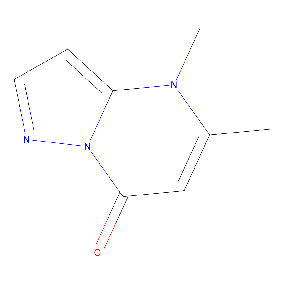 4,5-Dimethylpyrazolo[1,5-a]pyrimidin-7(4H)-one molecular structure, CAS 29269-61-2