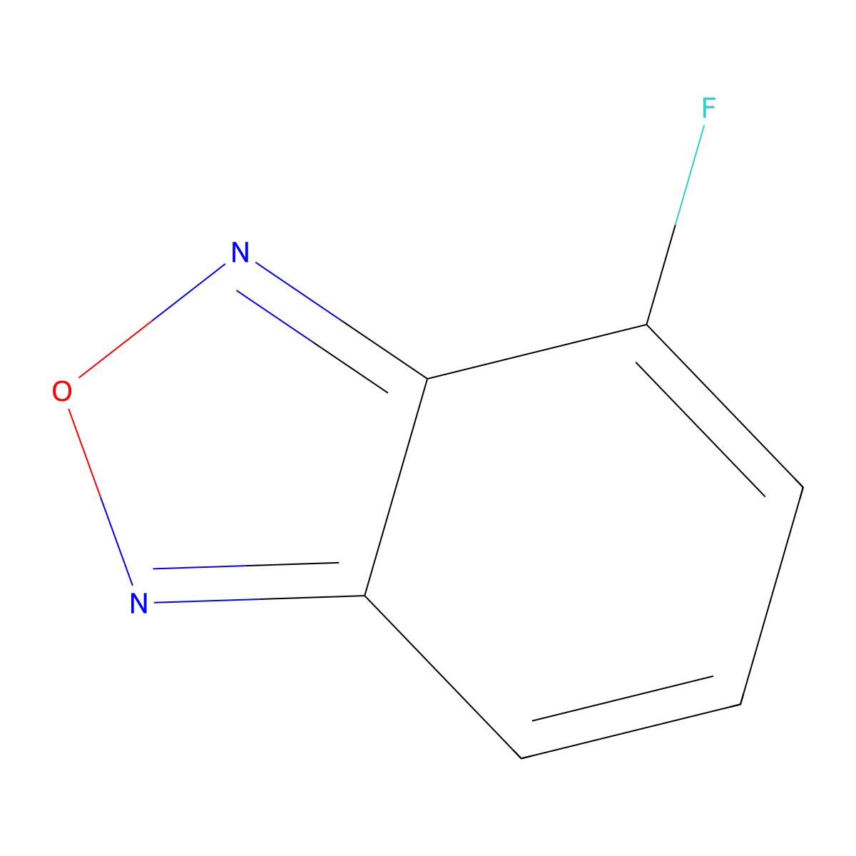 4-Fluoro-2,1,3-benzoxadiazole molecular structure, CAS 29270-55-1