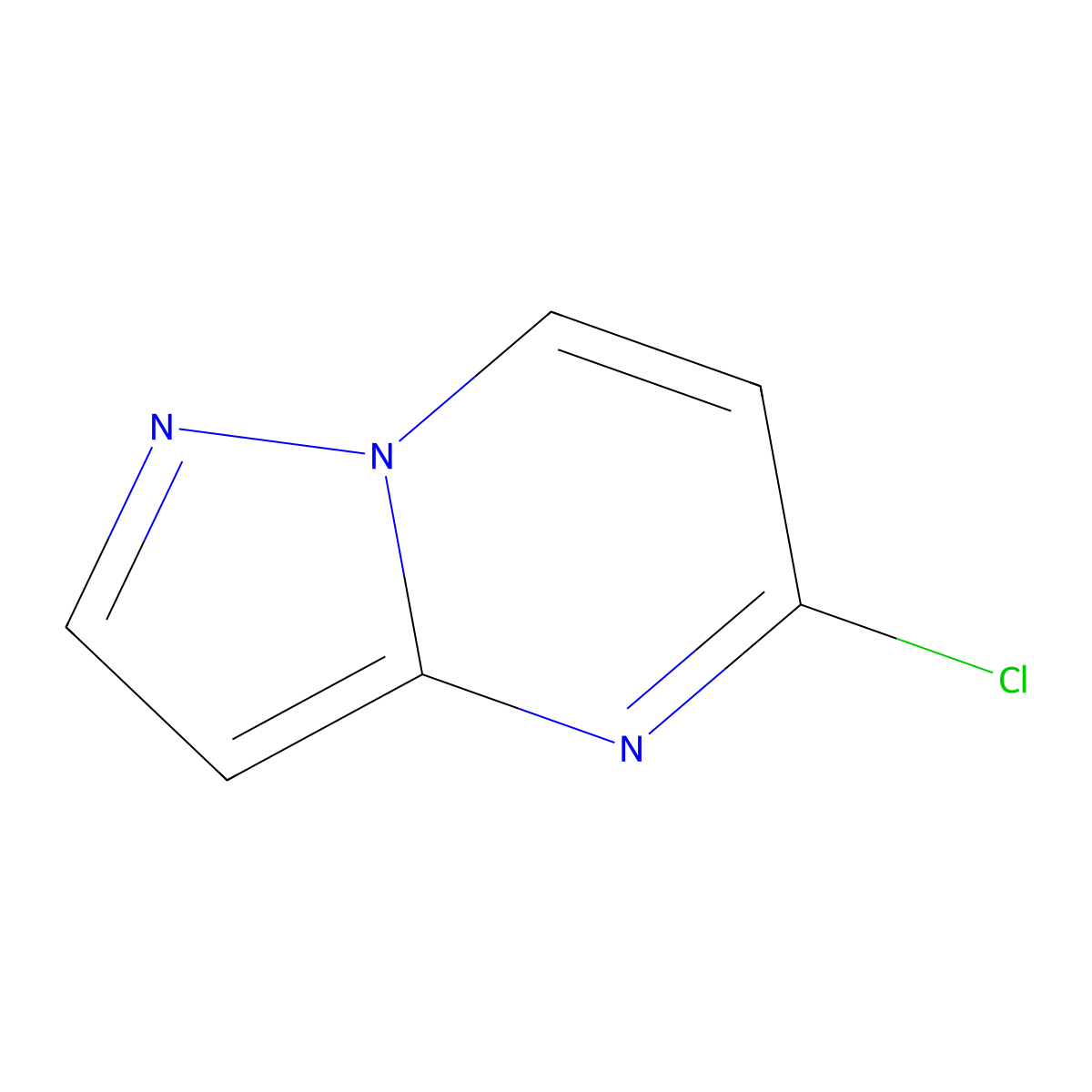 5-Chloropyrazolo(1,5-a)pyrimidine molecular structure, CAS 29274-24-6