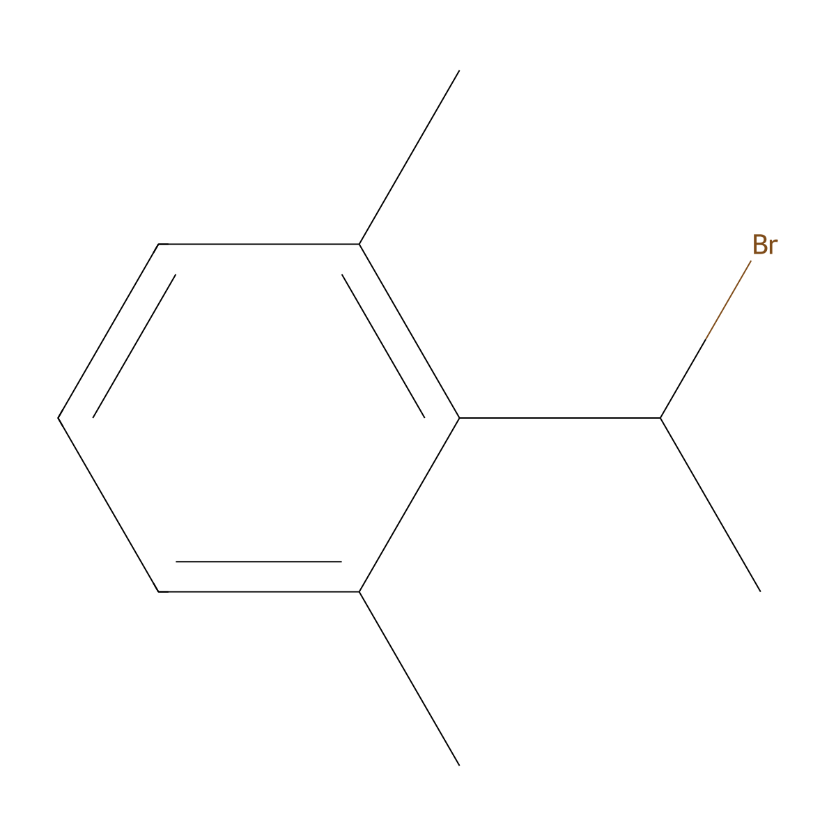2-(1-Bromoethyl)-1,3-dimethylbenzene molecular structure, CAS 292820-32-7