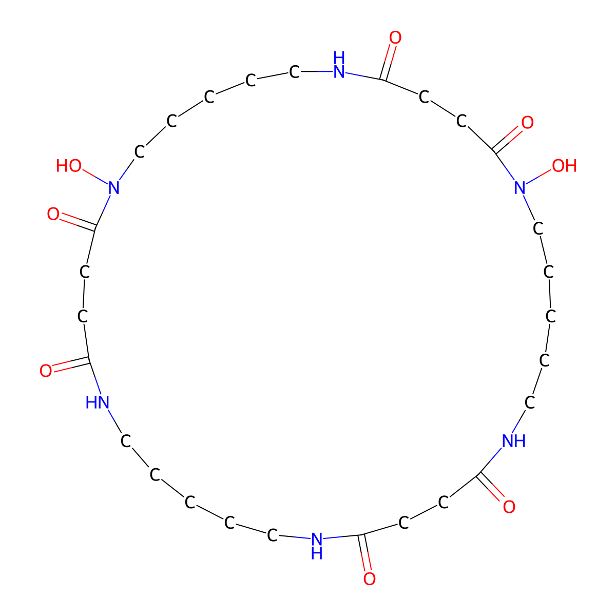 Dehydroxynocardamine molecular structure, CAS 292862-78-3