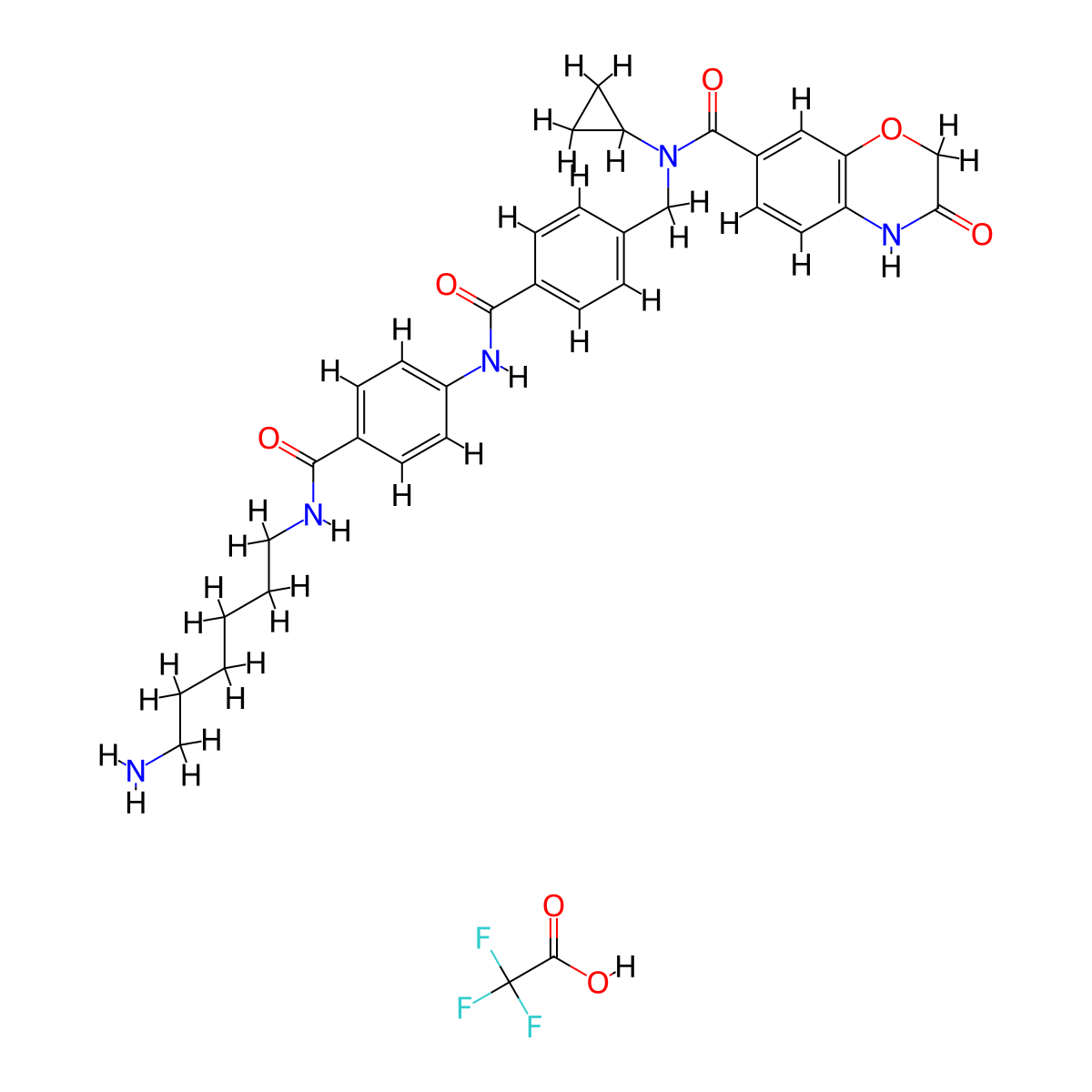 UNC8153 (trifluoroacetate salt) molecular structure, CAS 2929304-61-8