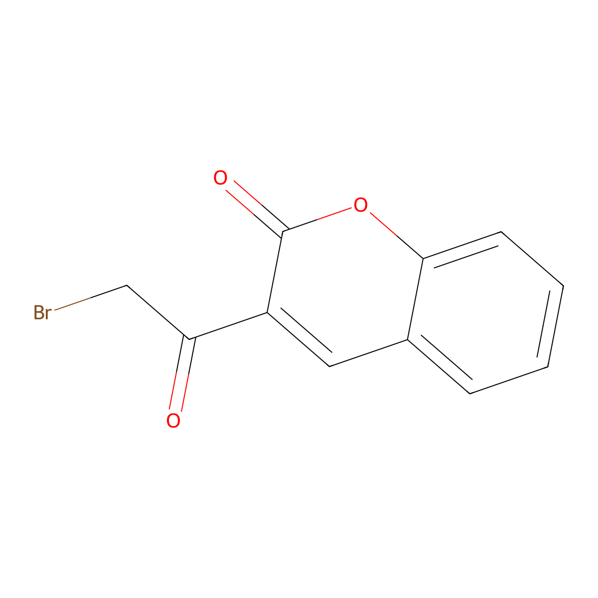 3-(Bromoacetyl)coumarin molecular structure, CAS 29310-88-1