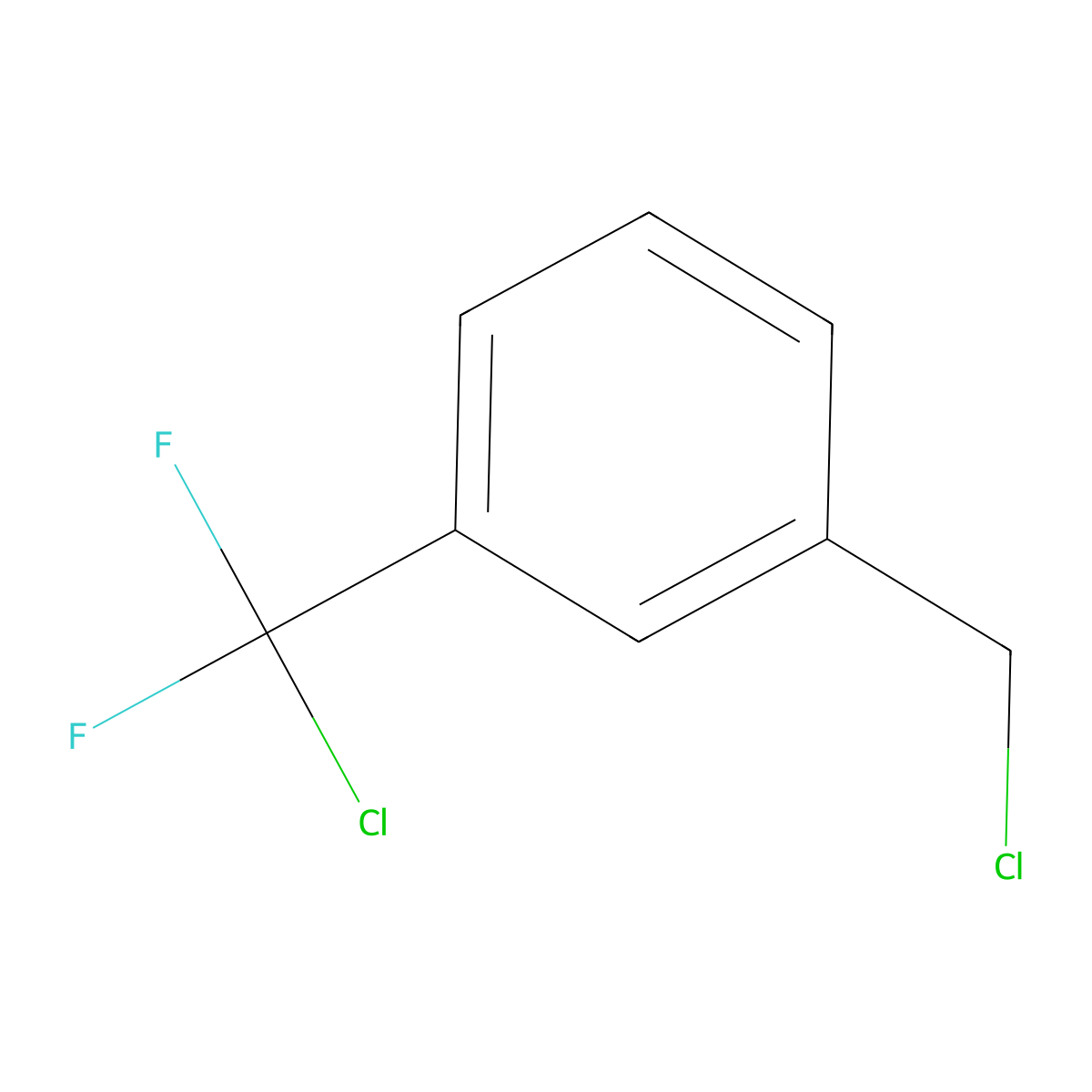 1-(Chlorodifluoromethyl)-3-(chloromethyl)benzene molecular structure, CAS 2932438-68-9