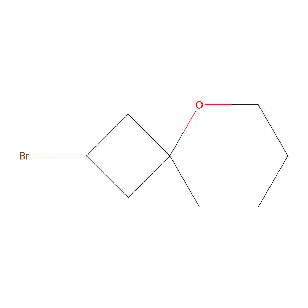 2-Bromo-5-oxaspiro[3.5]nonane molecular structure, CAS 2932438-71-4