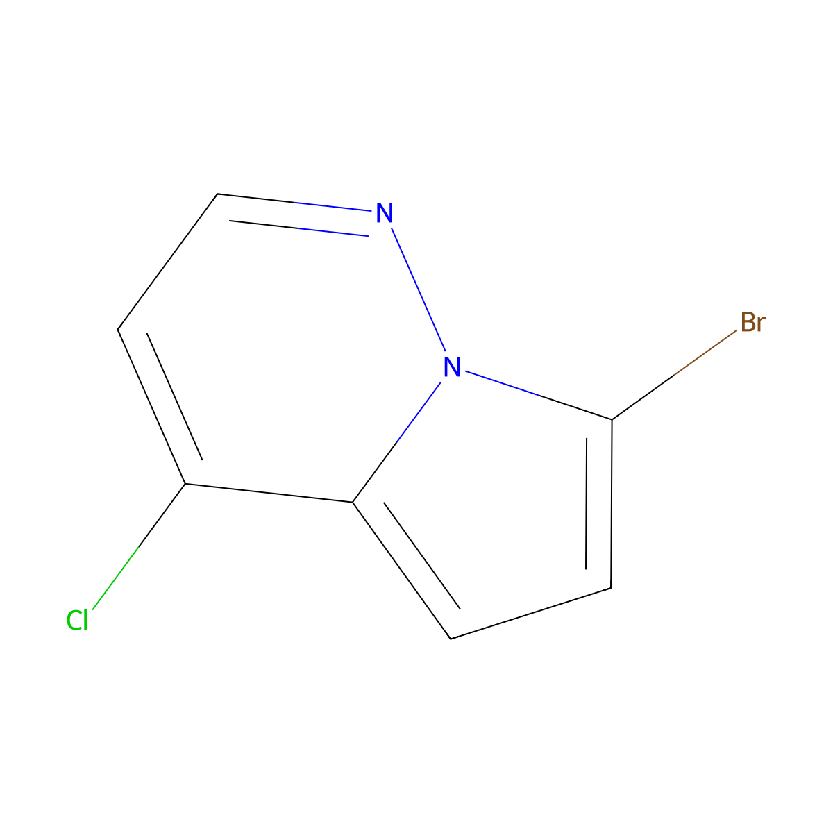7-Bromo-4-chloropyrrolo[1,2-b]pyridazine molecular structure, CAS 2932439-42-2