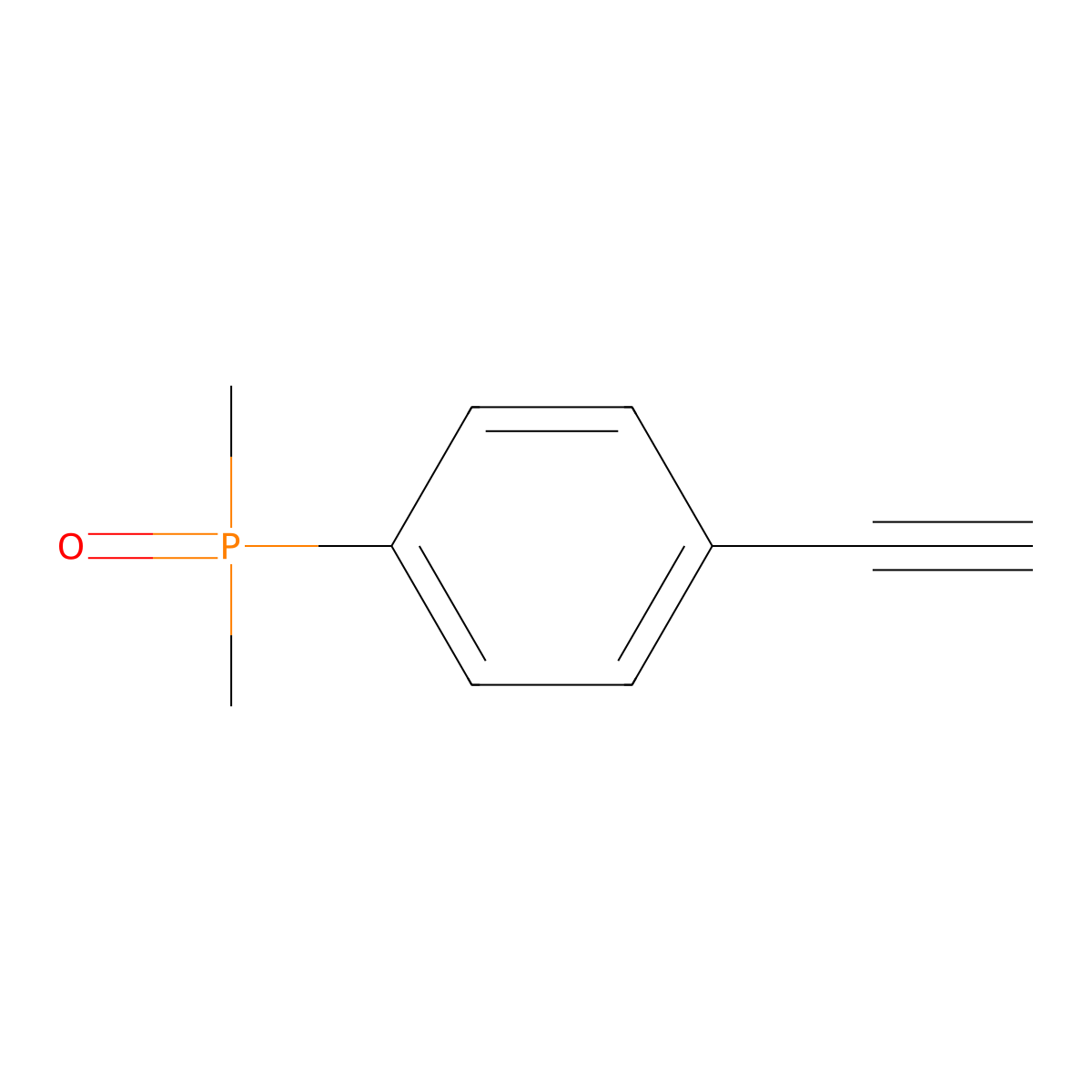 1-(Dimethylphosphoryl)-4-ethynylbenzene molecular structure, CAS 2932439-75-1
